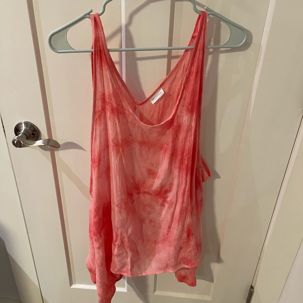 Womens Pink Tank Top
